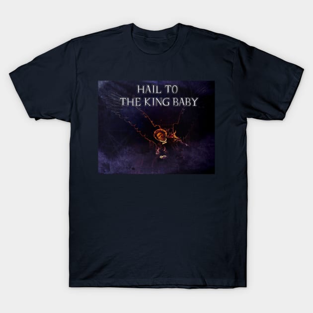 Hail To The King Baby T-Shirt by Erik Morningstar 